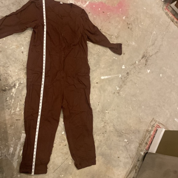 Old Navy Chocolate Brown Utility Suit Coveralls - Women’s Size XL - Picture 13 of 16